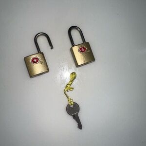 Gold TSA Locks with Key